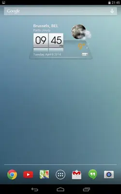 3D Sense clock & weather android App screenshot 0