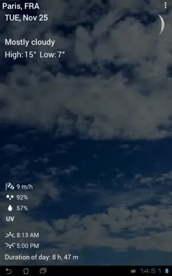 3D Sense clock & weather android App screenshot 9