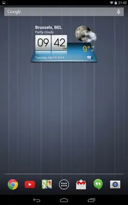 3D Sense clock & weather android App screenshot 1