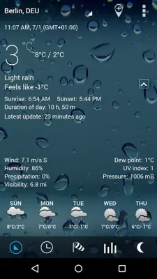 3D Sense clock & weather android App screenshot 19