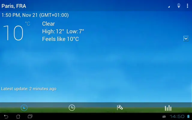 3D Sense clock & weather android App screenshot 8